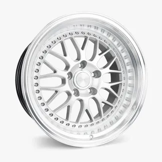 ESR SR01 19x8.5 ET30 (5x105 / 72.6) (Custom Drill) - Hyper Silver Machine Lip